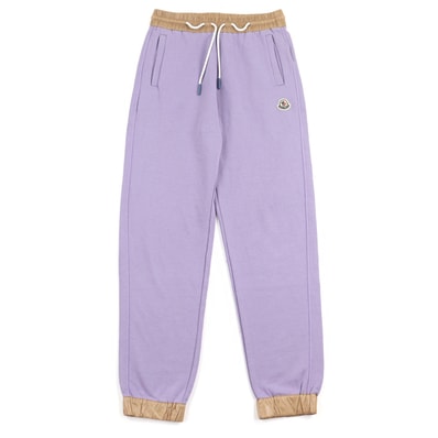 極美品 モンクレール パンツ SWEATBOTTOM パープル ベージ M
