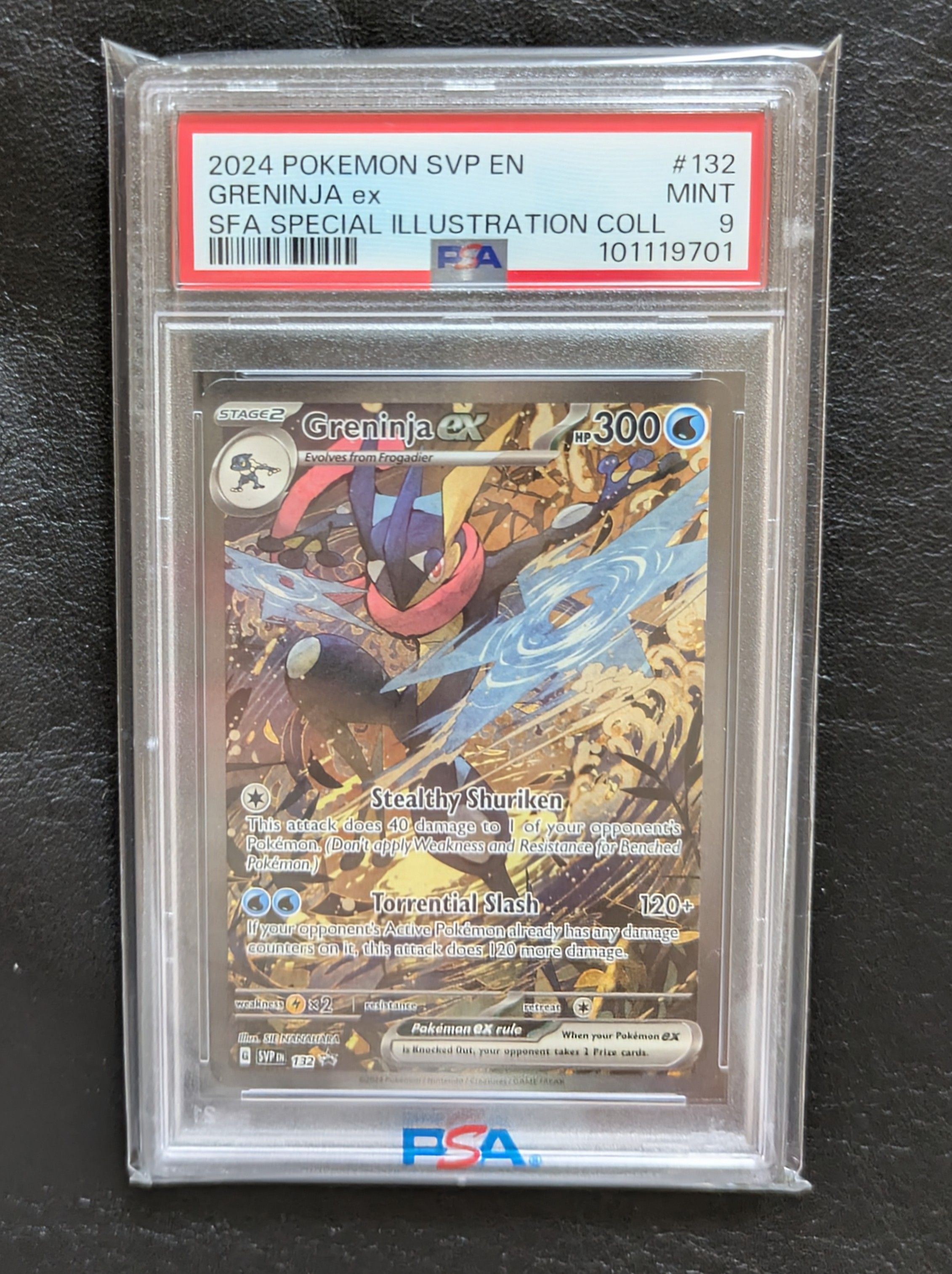 ゲッコウガex P [SVP EN 132]【英語版】(スカーレット&バイオレット「シュラウデッドフェイブル ゲッコウガex スペシャルイラストレーション コレクション」)