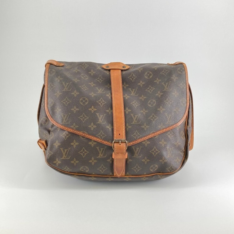 LOUIS VUITTON(ルイ・ヴィトン) ソミュール 35 ショルダーバッグ ブラウン