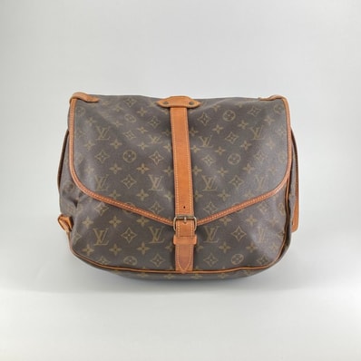 LOUIS VUITTON(ルイ・ヴィトン) ソミュール 35 ショルダーバッグ ブラウン
