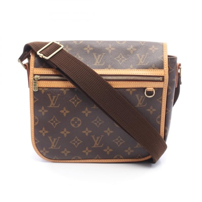 ルイ・ヴィトン LOUIS VUITTON メッセンジャーPM ボスフォール ショルダーバッグ バッグ PVCコーティングキャンバス レザー モノグラム レディース ブラウン系 M40106 【中古】