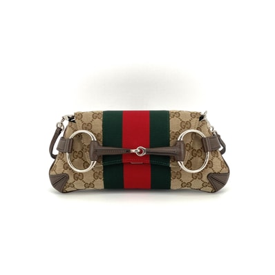 GUCCI(グッチ) ホースビット チェーン 2way 764399 ショルダーバッグ ブラウン
