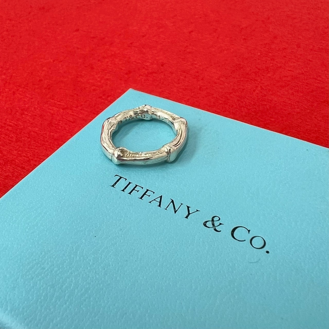 TIFFANY&Co. ティファニー バンブー リング シルバー925 リング・指輪 9号 シルバー
 93042