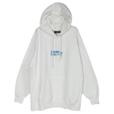 SAPEUR サプール 24SS 501-0660 DIVINE DRAGON HEAD HOODIE ロッドマン ディバイン ドラゴン ヘド フーディー パーカー ホワイト系 XL【中古】
