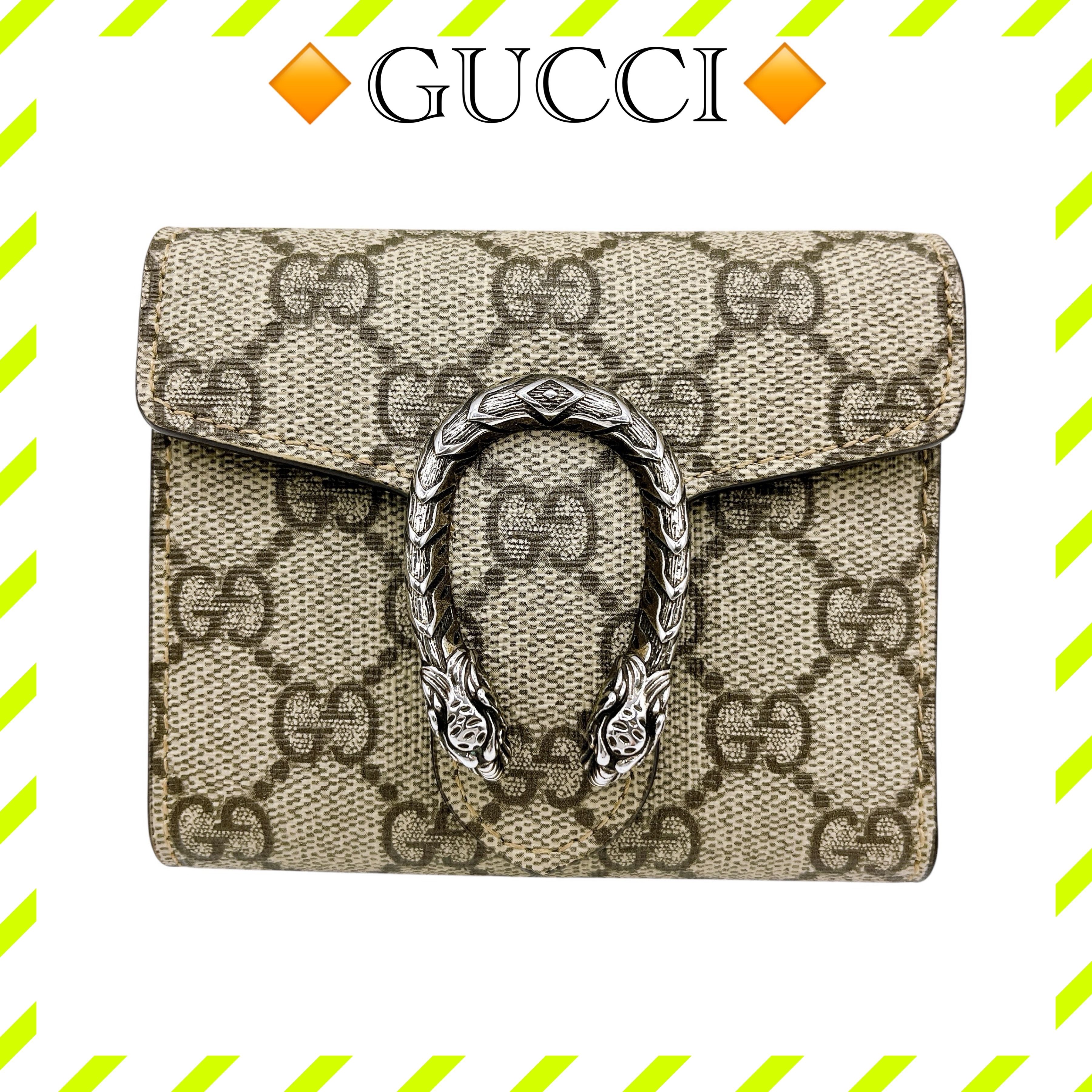 目立った傷や汚れなし】極美品 グッチ 627073 GGスプリーム コンパクト  