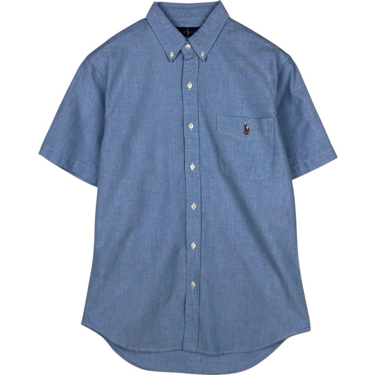 古着 ラルフローレン Ralph Lauren 半袖 ボタンダウンシャツ メンズM相当/eaa674513