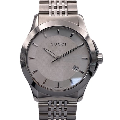 GUCCI グッチ Gタイムレス 腕時計 126.4 ステンレススチール シルバー レディース【中古】