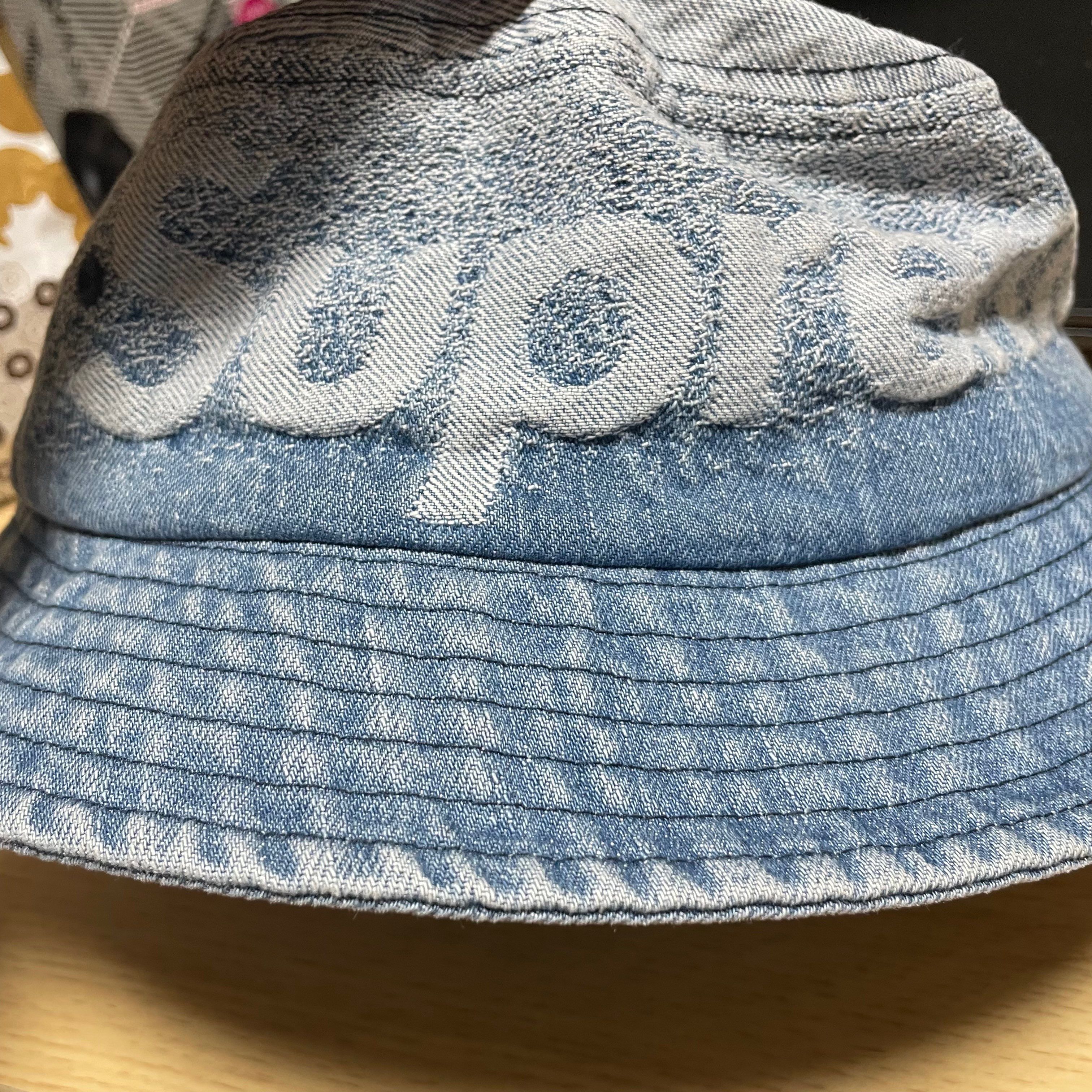 Supreme Fade Jacquard Denim Crusher "Blue"