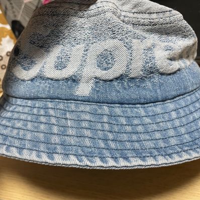 Supreme Fade Jacquard Denim Crusher "Blue"