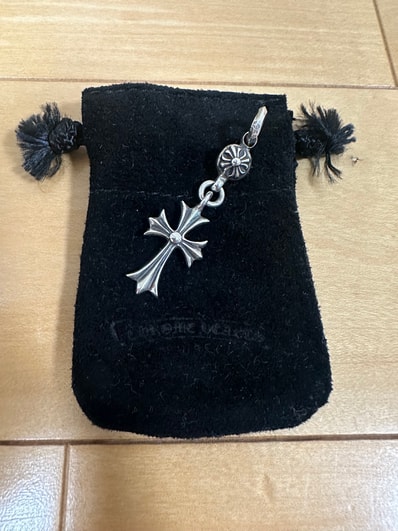 Chrome Hearts 1 Ball Tiny CH Cross Charm "Silver"