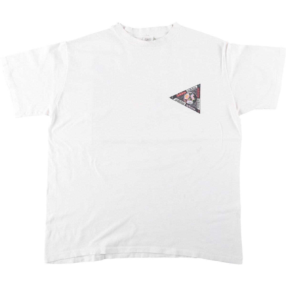 古着 80年代 アディダス adidas スポーツTシャツ USA製 メンズL相当 ヴィンテージ/eaa645077