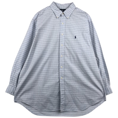 古着 ラルフローレン Ralph Lauren YARMOUTH 長袖 ボタンダウンチェックシャツ メンズXXL相当/eaa458798