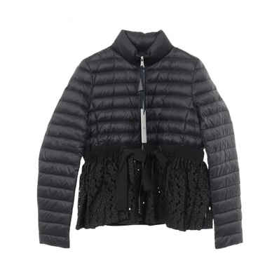 モンクレール MONCLER SERPENTINE ダウンジャケット 衣料品 アウター ナイロン レディース ブラック系 【中古】