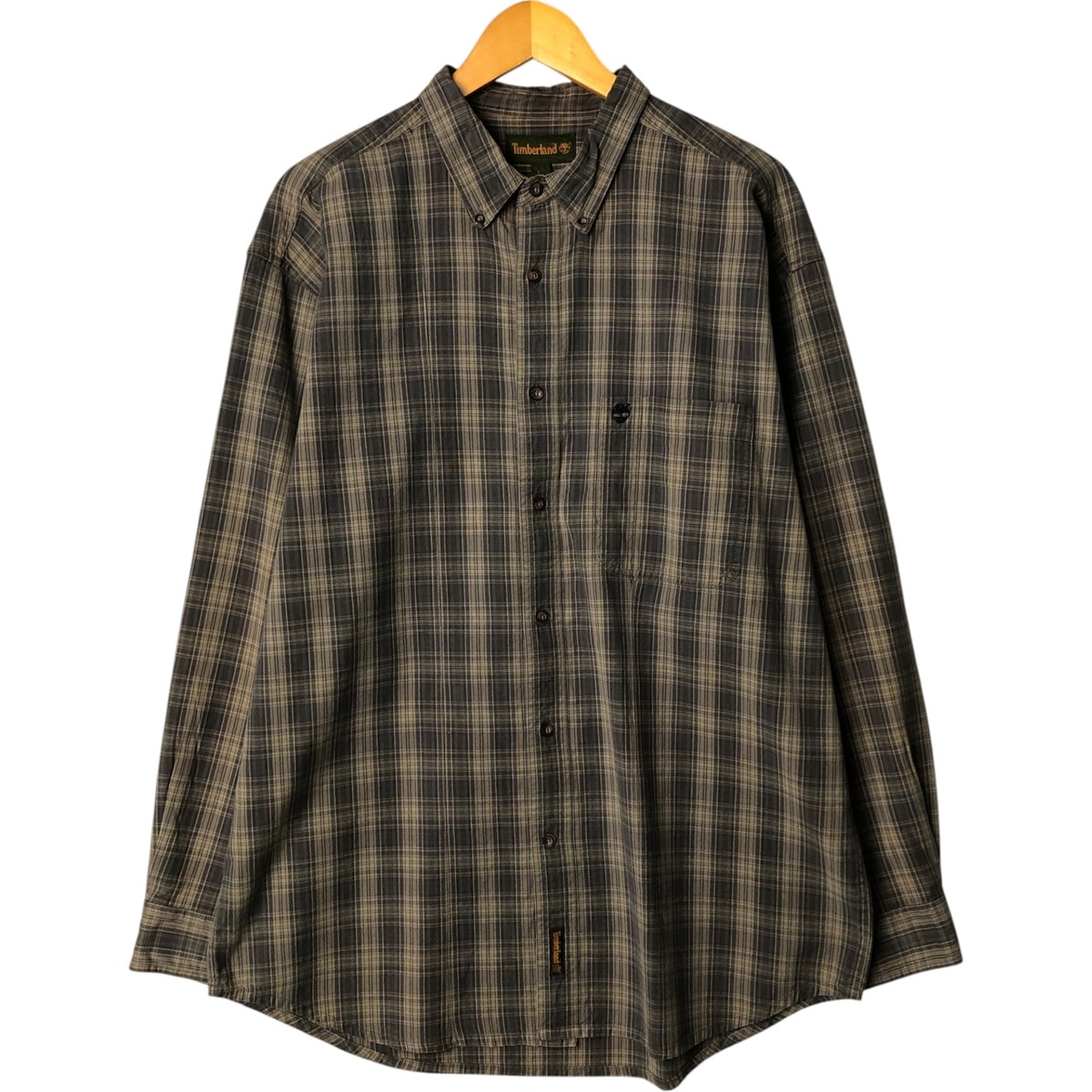 古着 90~00年代 ティンバーランド Timberland 長袖 ボタンダウンチェックシャツ メンズL相当 ヴィンテージ/eaa583742