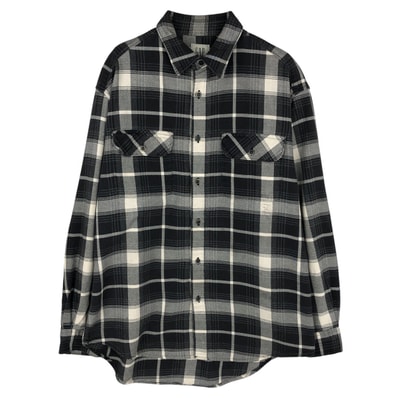 古着 90~00年代 ギャップ GAP オールドギャップ 長袖 ライトネルチェックシャツ メンズM相当 ヴィンテージ/eaa612015