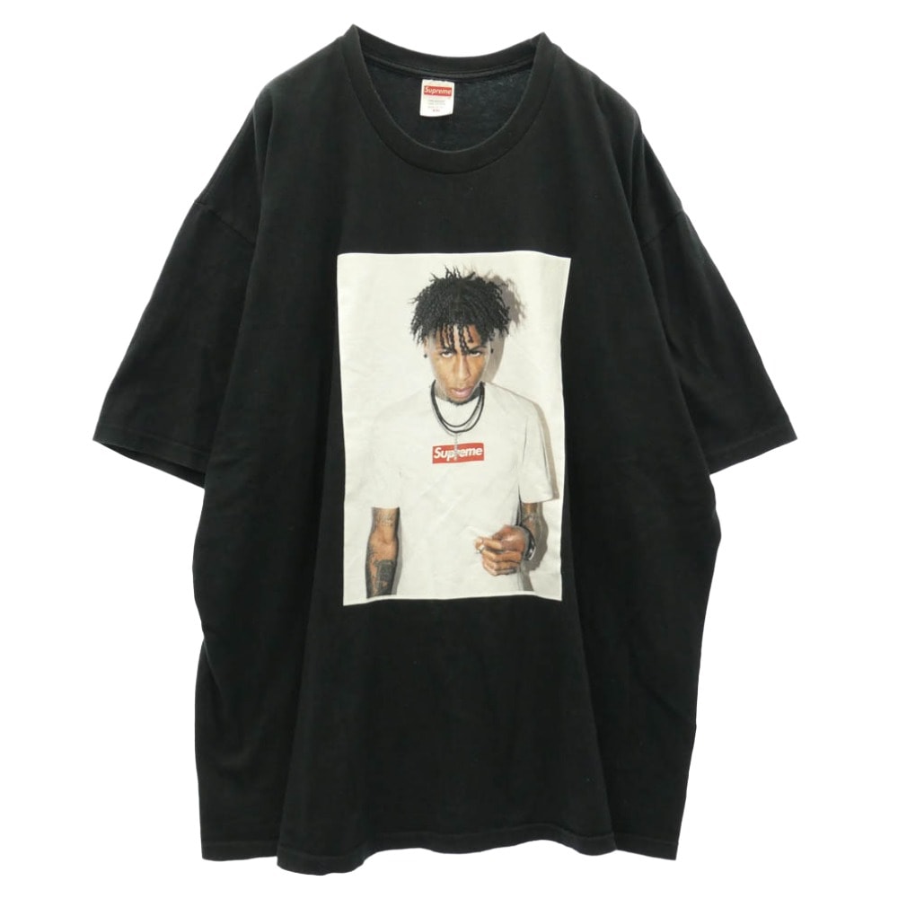 Supreme シュプリーム 23AW NBA Youngboy Tee エヌビーエー ヤングボーイ フォトプリント Tシャツ 半袖カットソー ブラック系 XXL【中古】