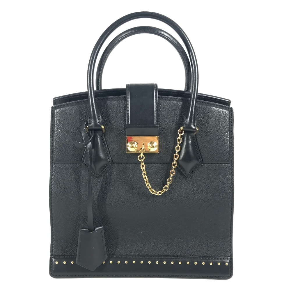 ルイヴィトン LOUIS VUITTON クール マルリー PM クールマルリーPM M51595 カバン トートバッグ スタッズ チェーン ハンドバッグ レザー ノワール ブラック