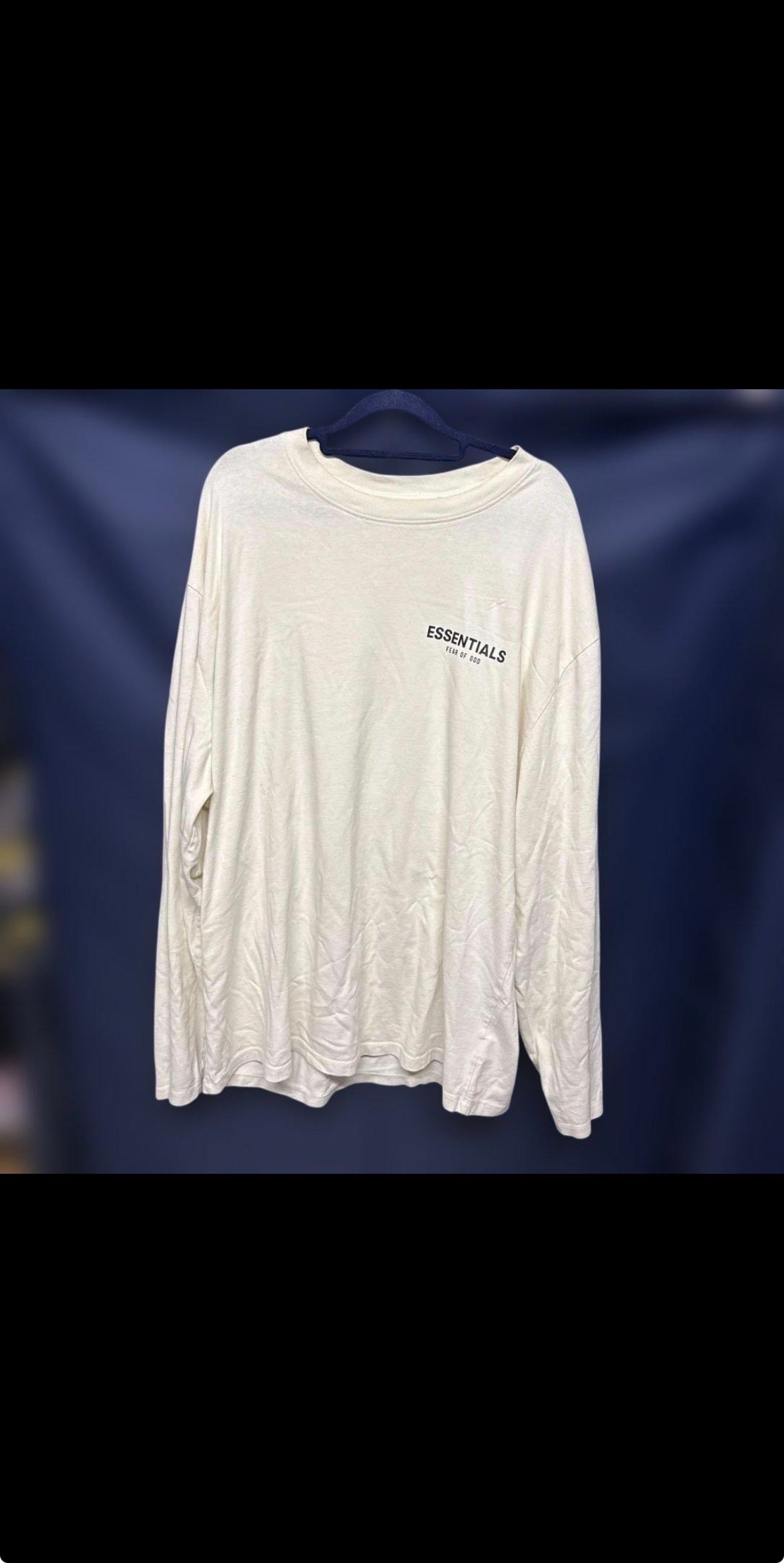 FEAR OF GOD ESSENTIALS Classic Long Sleeve Tee "Bright White"
