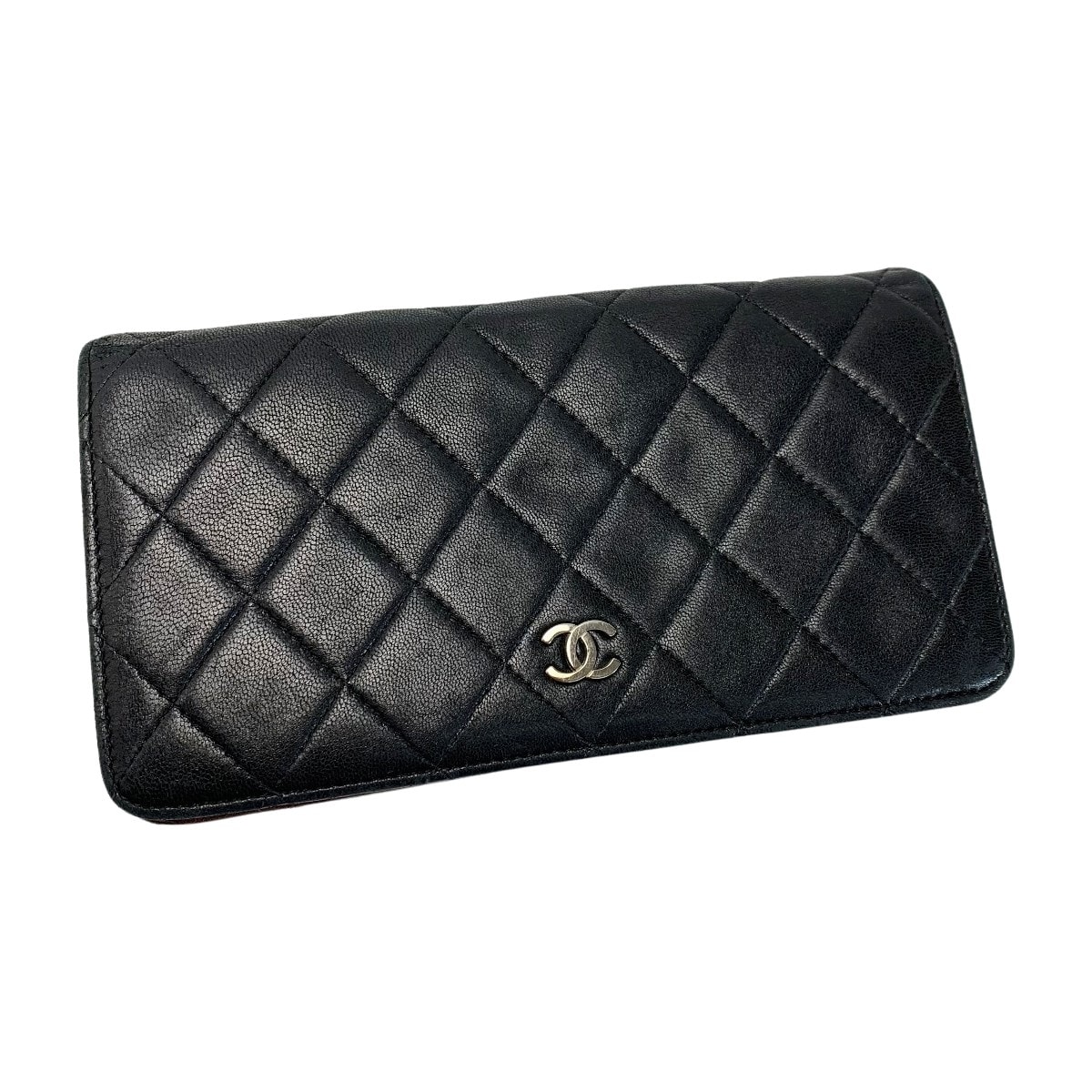 ☆☆CHANEL シャネル マトラッセ タイムレスクラシック SV金具 A31509 ブラック 2つ折り長財布