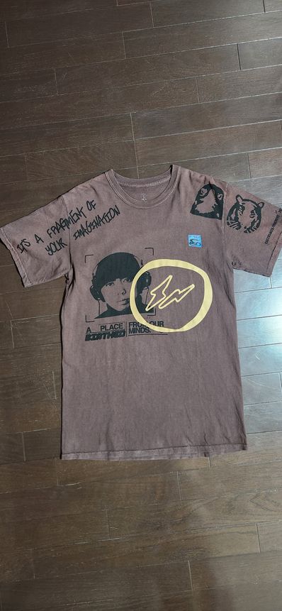 Travis Scott Cactus Jack For Fragment Hiroshi Tee "Braun"