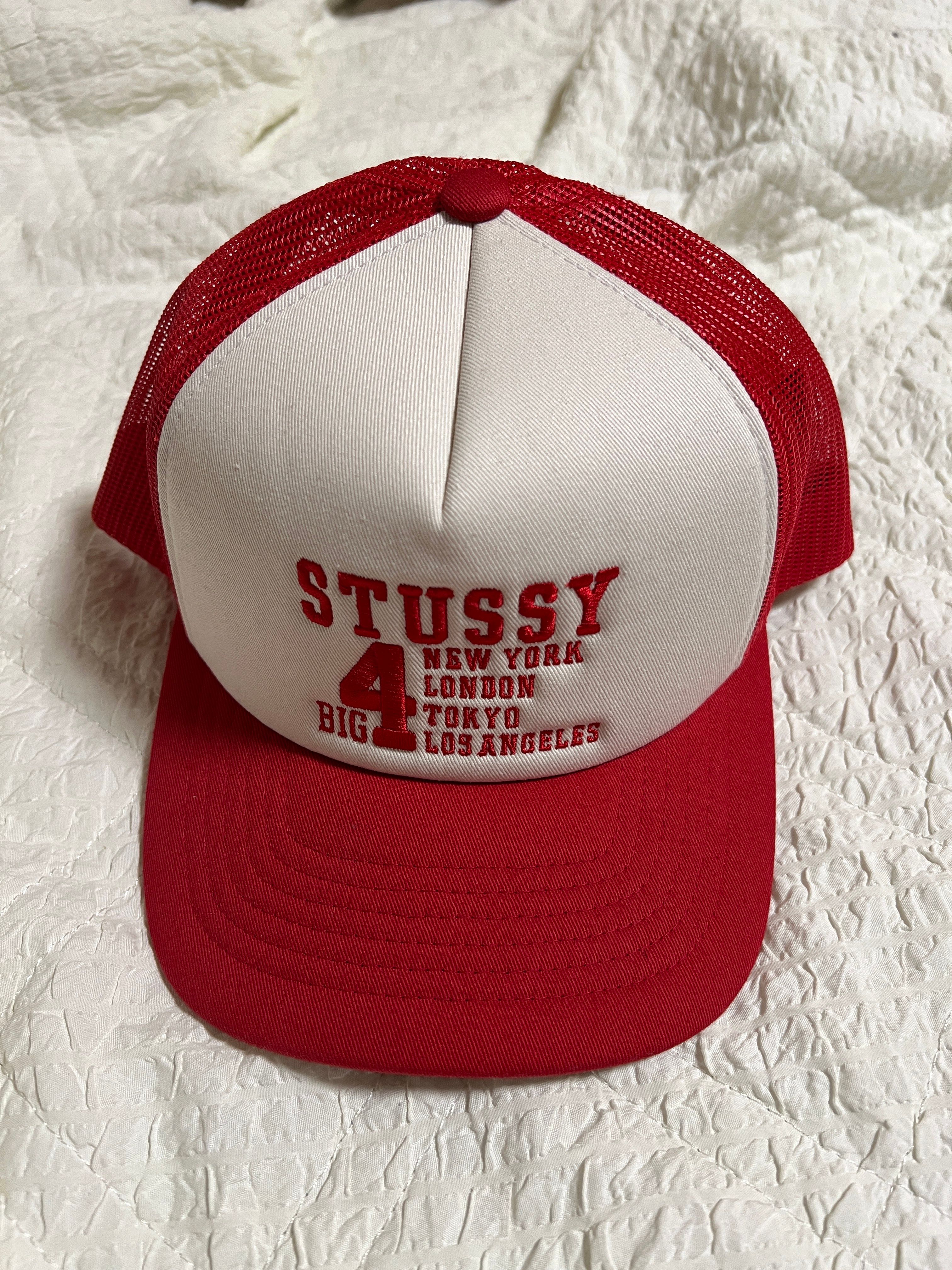 Stussy Big4 Trucker Cap "Red"