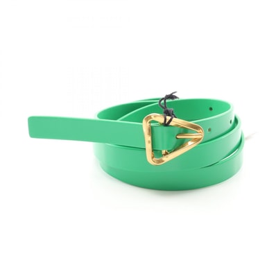 ボッテガヴェネタ BOTTEGA VENETA トライアングル ベルト 衣料品 レザー レディース グリーン系 680342V1C31372285 【新品】