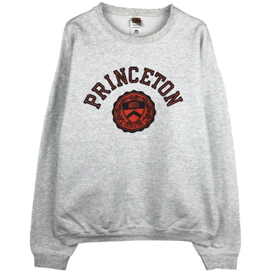古着 90~00年代 フルーツオブザルーム FRUIT OF THE LOOM PREMIUM PRINCETON プリンストン大学 カレッジスウェットシャツ トレーナー メンズXL相当 ヴィンテージ/eaa604453