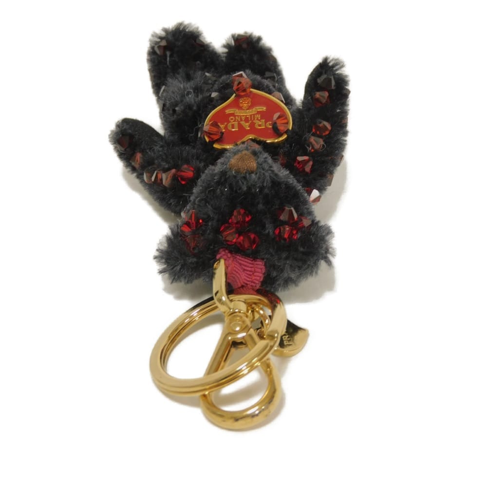 C (やや傷や汚れあり)】PRADA プラダ テディ ベア チャーム クマ C (やや傷や汚れあり)】PRADA プラダ テディ ベア チャーム クマ
