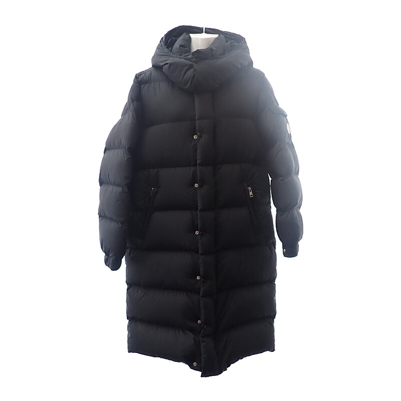 モンクレール MONCLER HANOVERIAN ロング 3 I20911C0001553333 ダウンジャケット ナイロン ブラック メンズ【中古】【ABランク】