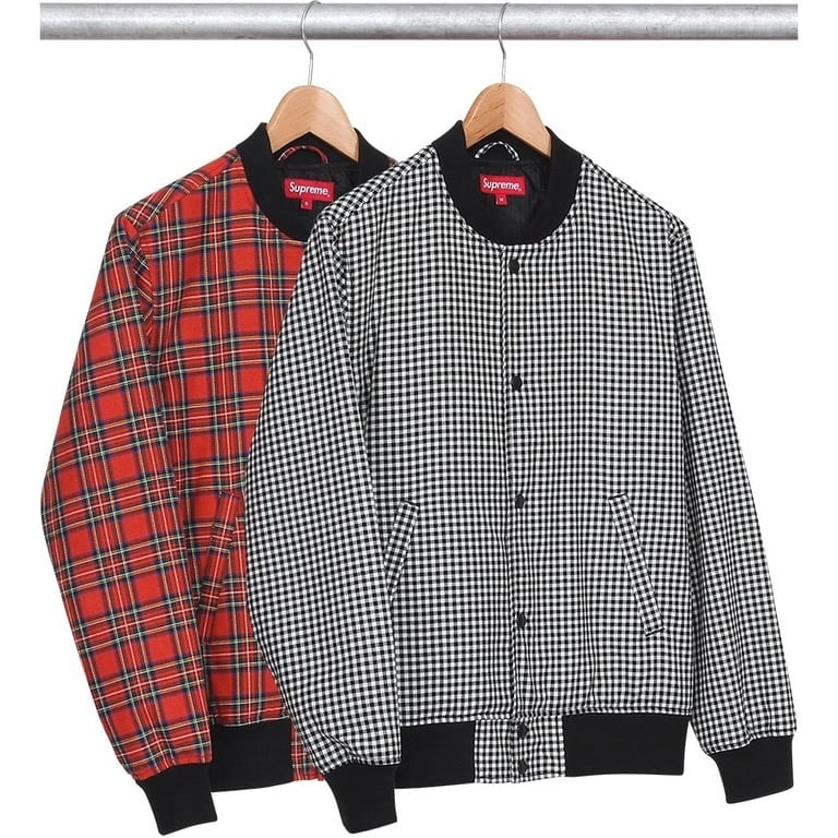 Supreme - Plaid Bomber jackets Mサイズ