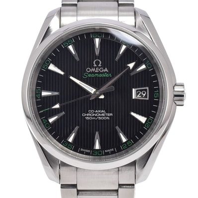オメガ OMEGA 231.10.42.21.01.001 シーマスター アクアテラ デイト クロノメーター CO-AXIAL メンズ 美品 保証書付き 腕時計 J#150098