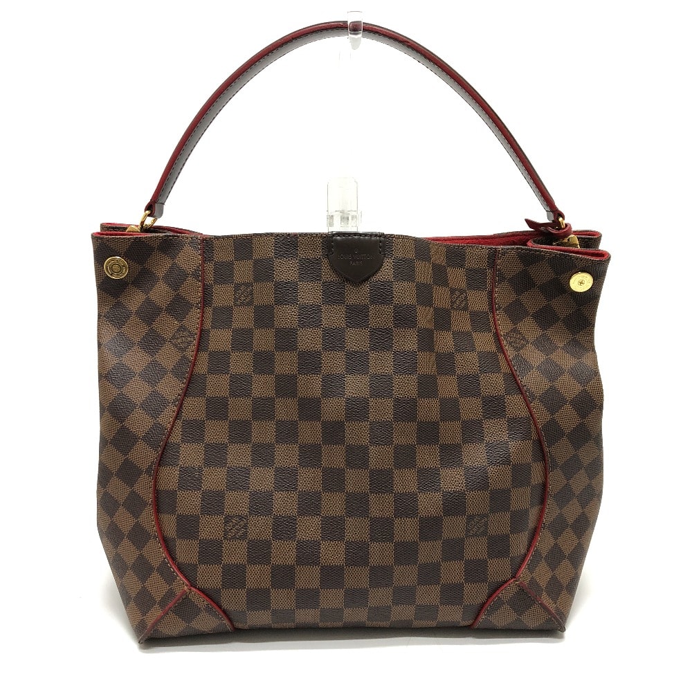 ルイヴィトン LOUIS VUITTON カイサ ホーボー N41556 ダミエ 肩掛け カバン ショルダーバッグ ダミエキャンバス ブラウン