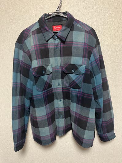 Supreme Quilted Flannel Shirt "Teal"