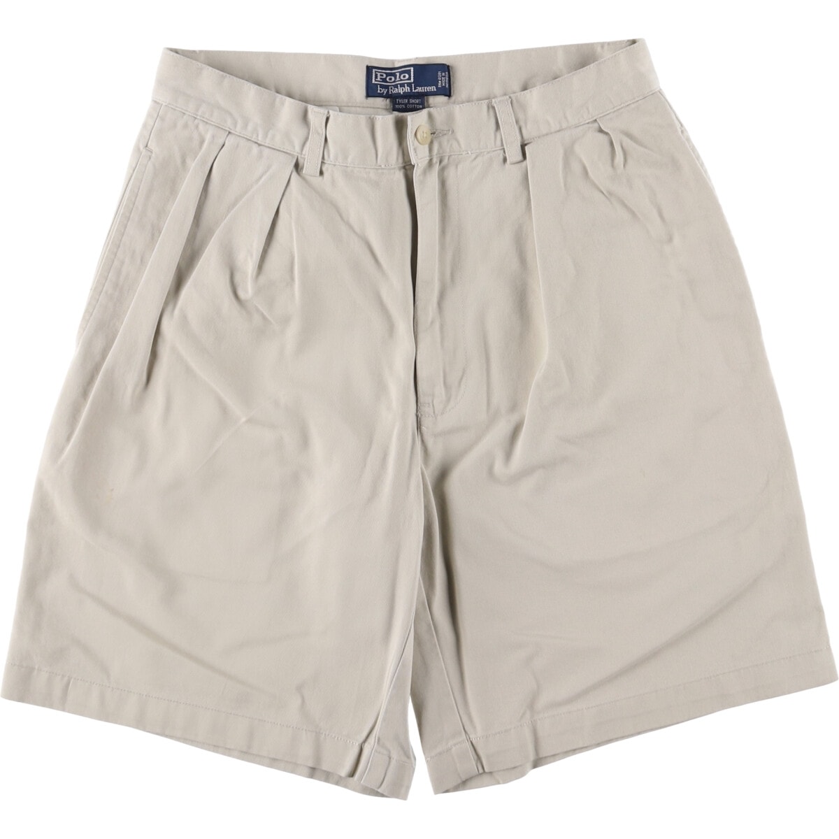 古着 ラルフローレン Ralph Lauren POLO by Ralph Lauren TYLER SHORT ツータック チノショーツ ショートパンツ メンズw31相当/eaa573911