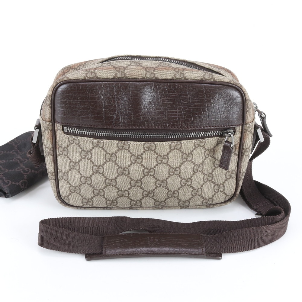 ■美品 グッチ GGスプリーム 114291 ショルダーバッグ