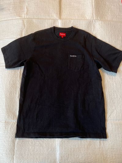 Supreme S/S Pocket Tee "Black"(22SS)