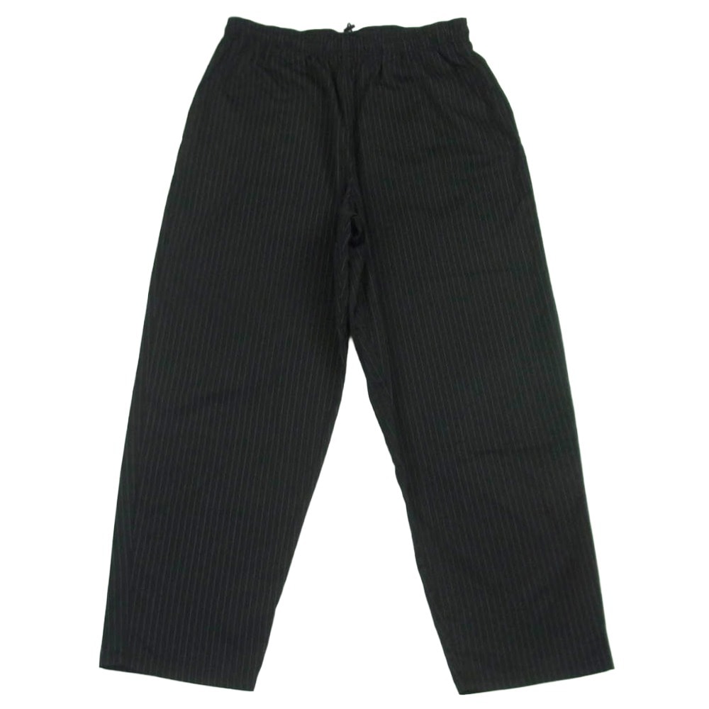 FreshService フレッシュサービス 25AW FSC254-40018B CORPORATE EASY PANTS ストライプ コットン イージー パンツ ブラック系 ホワイト系 L【中古】