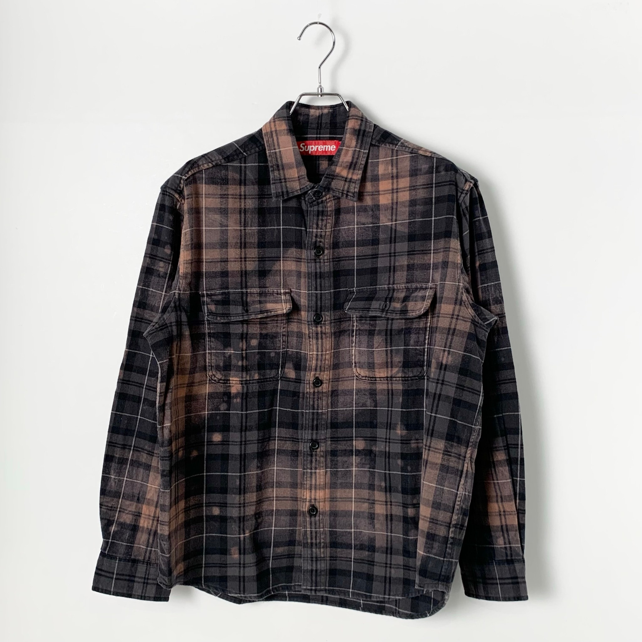 Supreme x The Exorcist Flannel Shirt "Black"