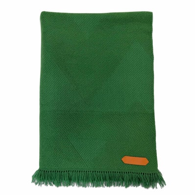 美品 エルメス マフラー Wavy Double Face Acarf カシミヤ