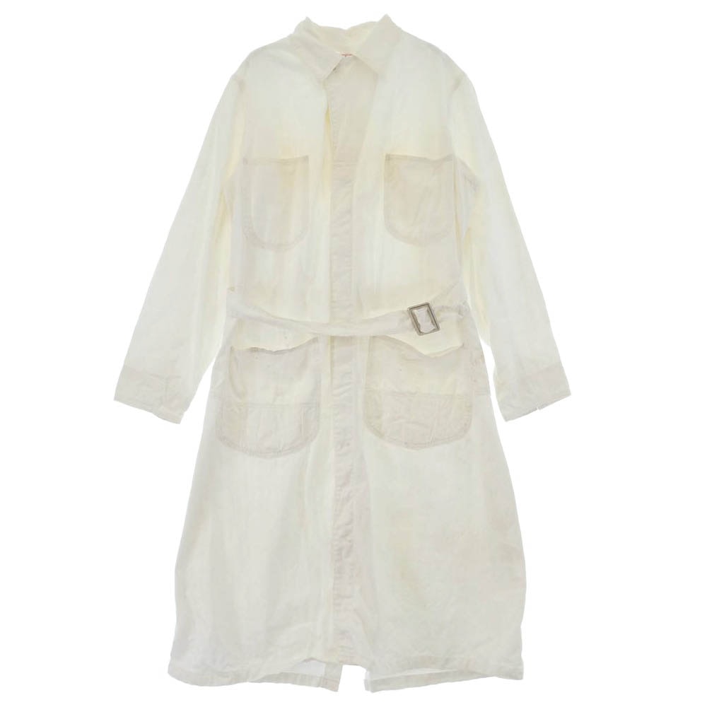 Lee リー 50s SANFORIZED HBT SERVICE COAT ヘリンボーンツイル サービスコート ショップコート オフホワイト系 40【中古】