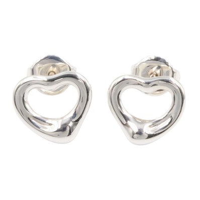 ティファニー TIFFANY&CO オープンハート ピアス ピアス ジュエリー シルバー925 レディース シルバー系 【中古】