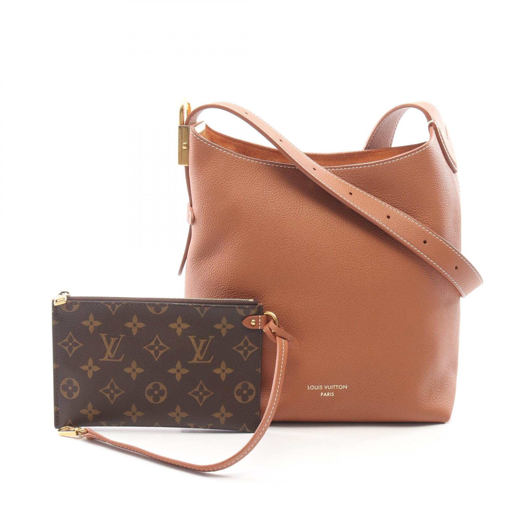 ルイ・ヴィトン LOUIS VUITTON ロウキー ホーボーPM ショルダーバッグ バッグ レザー コニャック レディース ブラウン系 M25354 【中古】