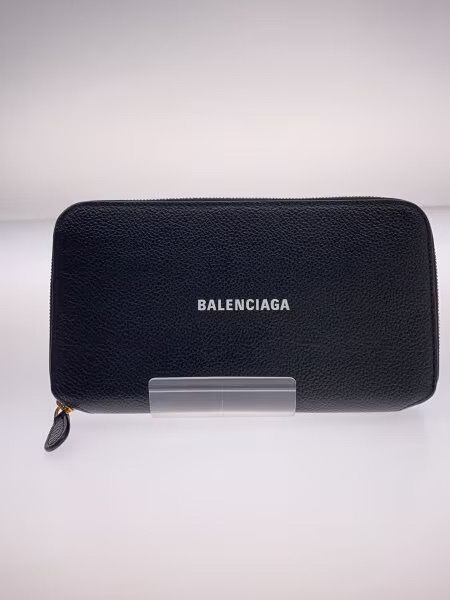 BALENCIAGA Cash Zip Around Wallet "Black"