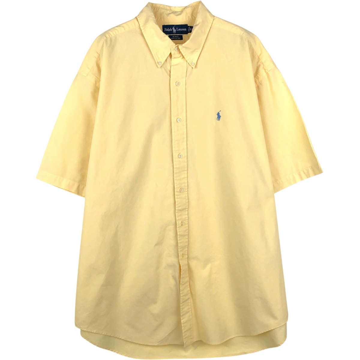古着 ラルフローレン Ralph Lauren BLAKE 半袖 ボタンダウンシャツ メンズXL相当/eaa658046