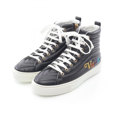 ルイ・ヴィトン LOUIS VUITTON ステラーライン スニーカー 靴 レザー レディース ブラック系 【中古】