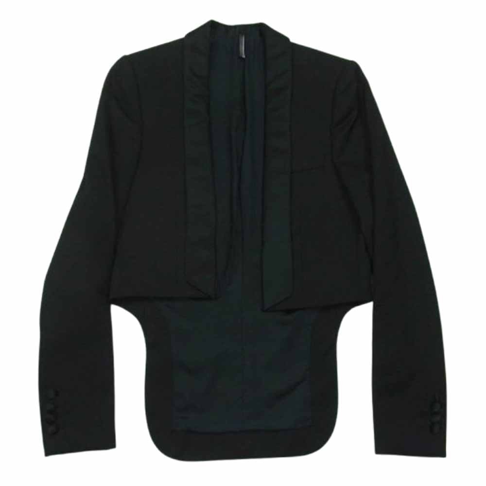 DIOR HOMME ディオールオム ジャケット 06SS 6EF2028020 エディ期 スワローテイル タキシード 燕尾 ジャケット ブラック系 40【中古】