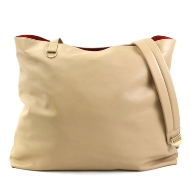 バーバリー BURBERRY ショルダーバッグ レザー ベージュ ユニセックス【中古】 56356g