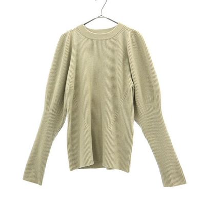 Mila Owen 長袖 袖パフスリーブデザインニットトップス ニット