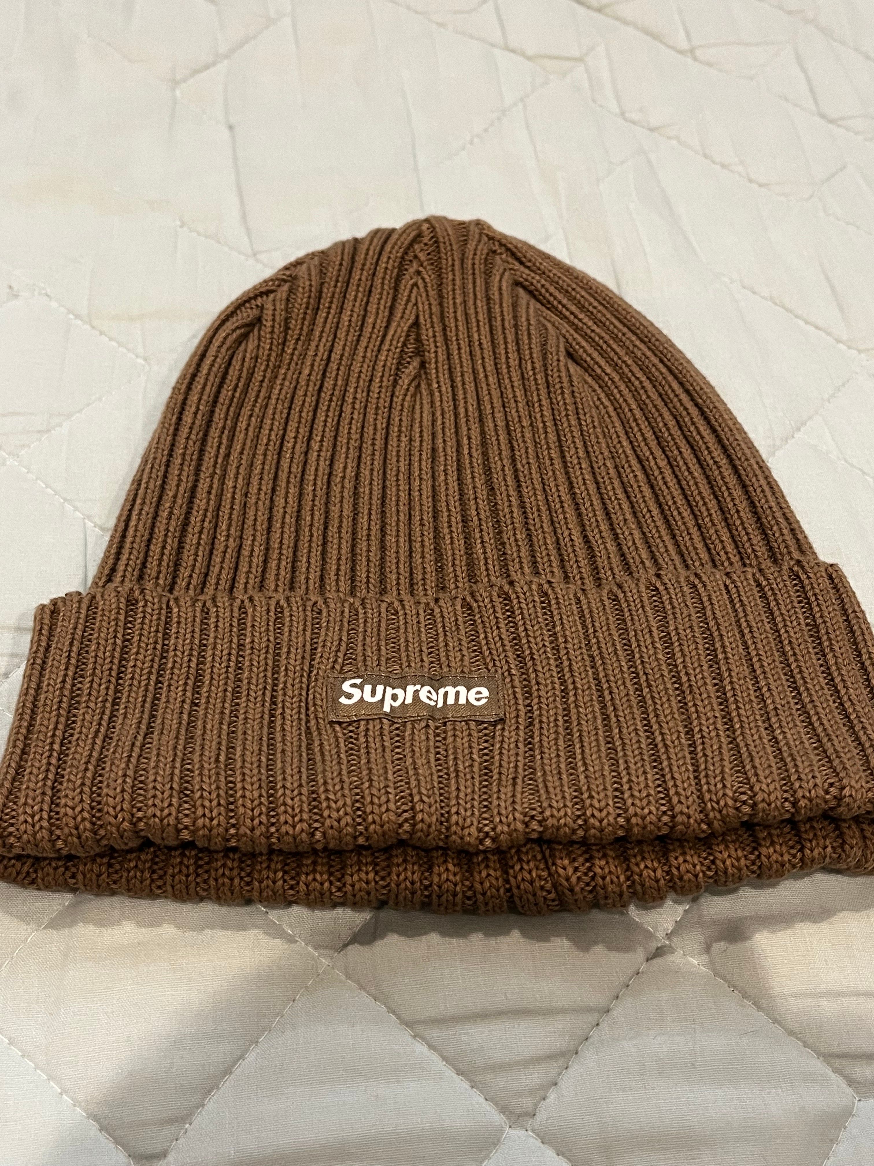 Supreme Overdyed Beanie "Taupe" (23SS)