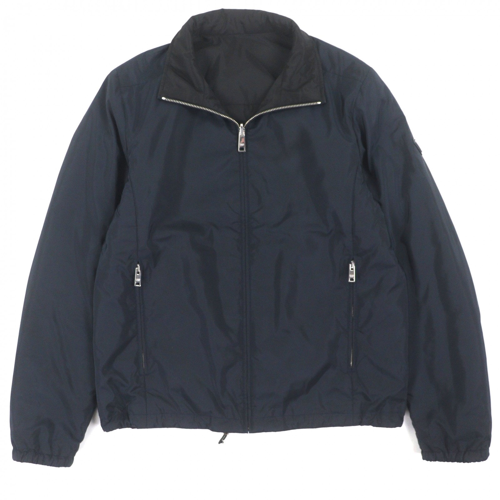 良品 プラダ ジャケット ブラック メンズ 46 SGB223